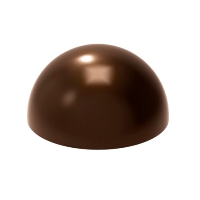 Stampo in plastica termoformata per semisfera con 2 cavità diametro da 9cm