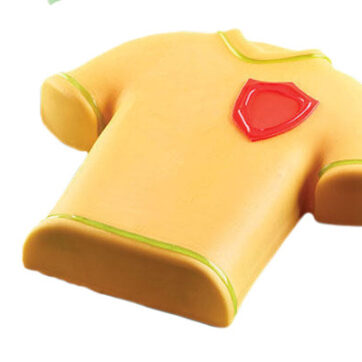 Stampo in silicone sagoma maglietta Dimensioni 242 x 230 h 40 mm