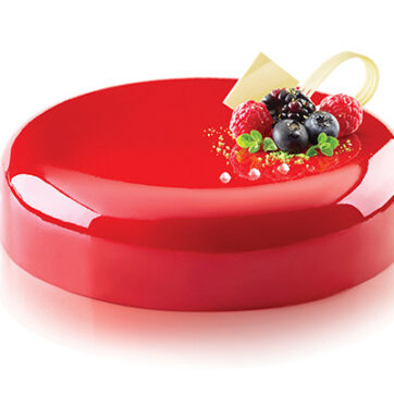Stampo in silicone per torta Universo con bordi smussati dimensioni Misure: Ø 180 h 50 mm Volume: 1200 ml;