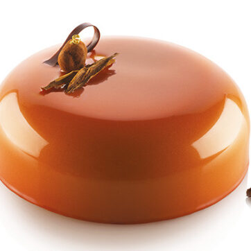 Stampo in silicone per torta Universo con bordi smussati dimensioni Ø140 h45 mm Volume: 600 ml;