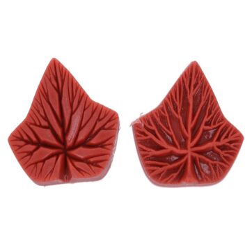 Stampo Venatore in silicone Foglia Edera fronte-retro