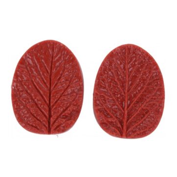 Stampo Venatore in silicone Foglia rosa fronte-retro