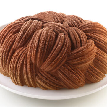 Stampo in silicone per torta Wooly con bordi smussati dimensioni Ø 190 h 72 mm Volume: 1300 ml;