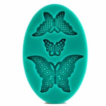 Stampo in silicone 3 farfalle di dimensione diverse