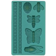 Tappetino In Silicone Farfalle e insetti Dimensione: 20x13 cm
