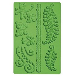 Tappetino In Silicone Foglie Dimensione: 20x13 cm