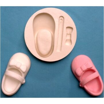 Stampo con 3 cavità per realizzare la scarpetta bimbo