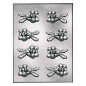Stampo termoformato per cioccolatini tema pasquale. Dimensione: 64 x 40 h 9 mm