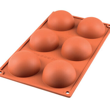Stampo per dolci in silicone Semisfera Dimensione: Ø 70 h 35 mm 6pz