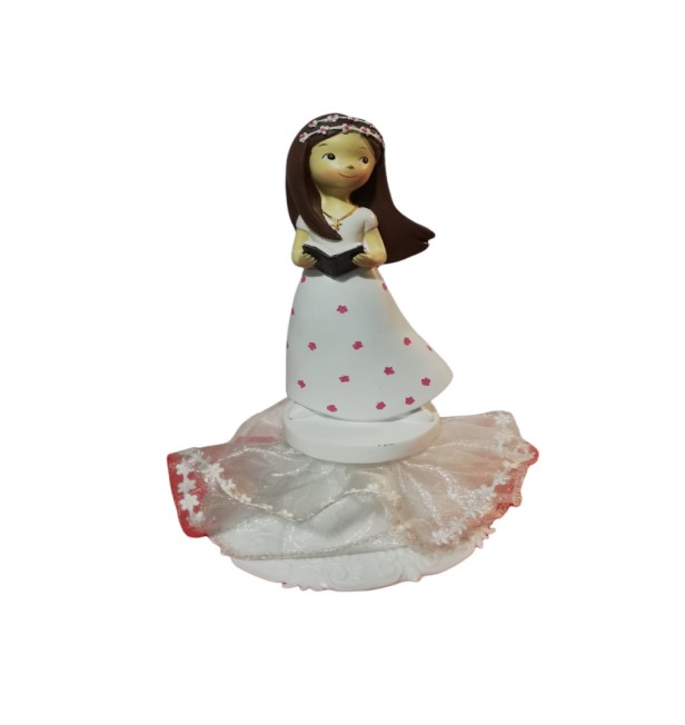 Statuina prima comunione in materiale plastico