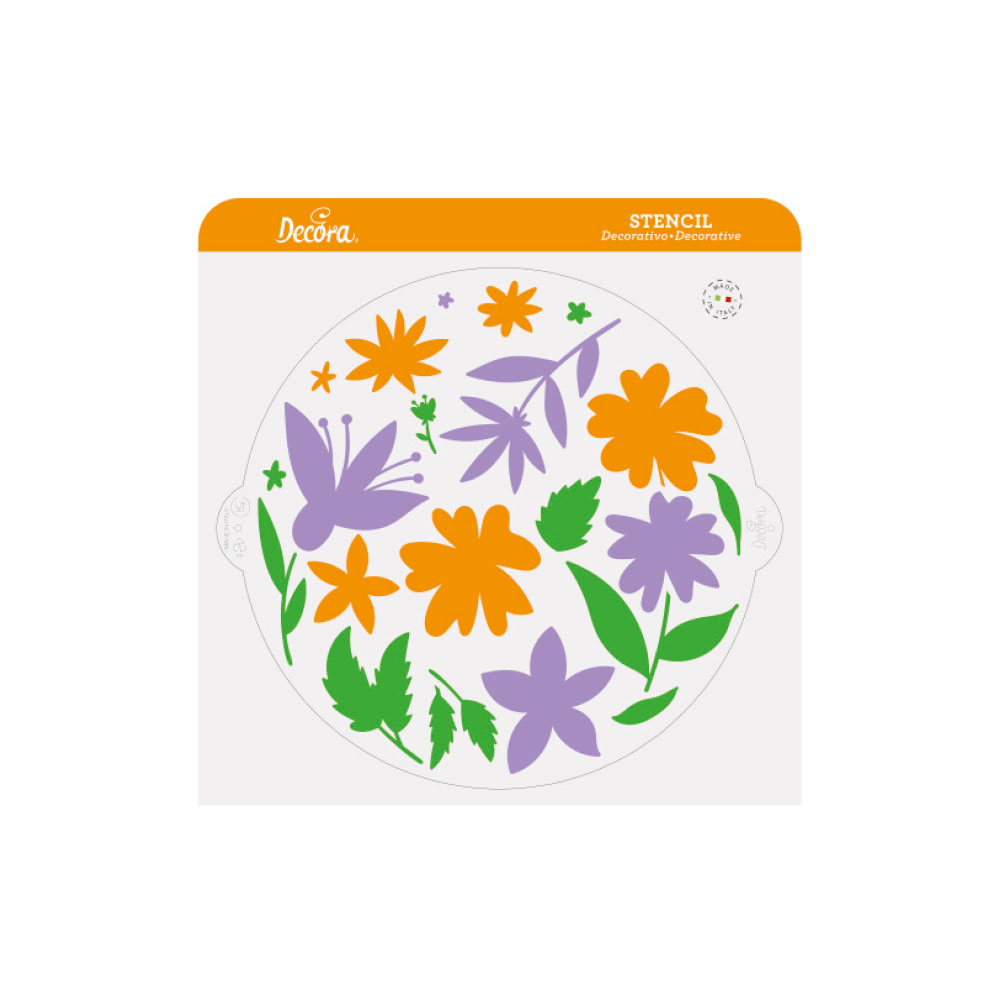 Stencil Decorativo E' Primavera - Floreale