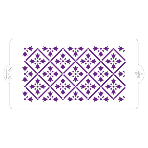 Stencil decorativo greca in materiale plastico