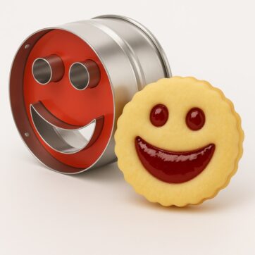 Tagliapasta Espulsione Occhio Di Bue Smile 5CM