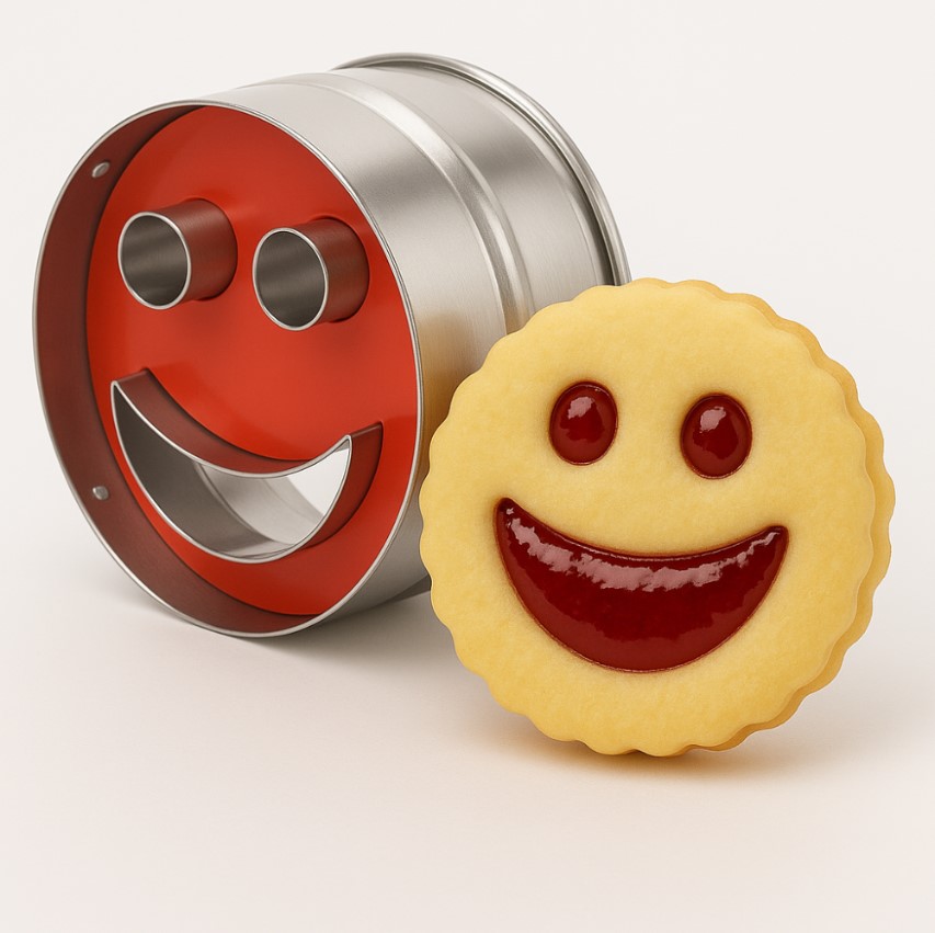 Tagliapasta Espulsione Occhio Di Bue Smile 5CM