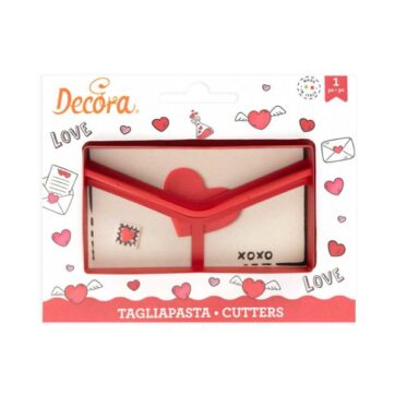 Tagliapasta decora dolce messaggio lettera postale in materiale plastico