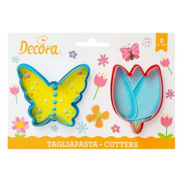 Tagliapasta Decora Farfalla E Fiore Set 2Pz