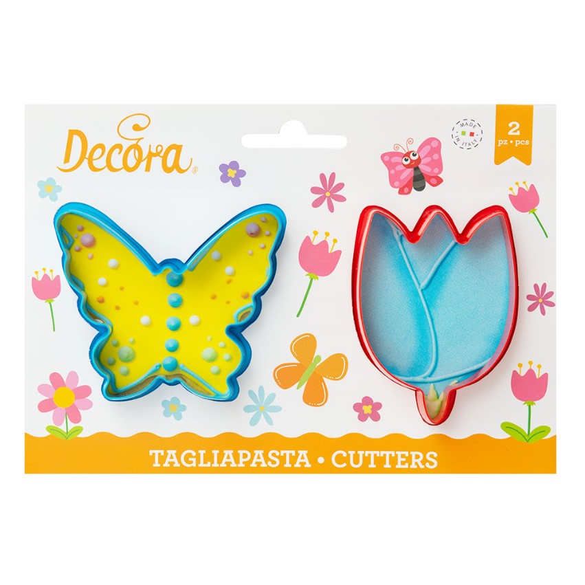 Tagliapasta Decora Farfalla E Fiore Set 2Pz