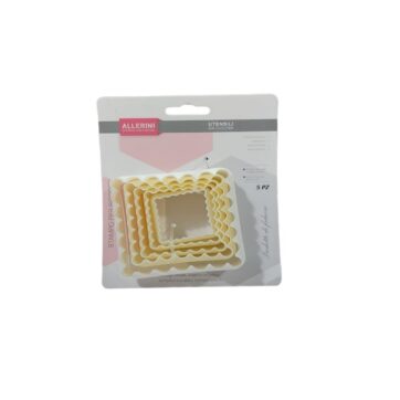 Tagliapasta Per Pasticceria Quadrato Riccio Set 5 Pezzi - Cake Love