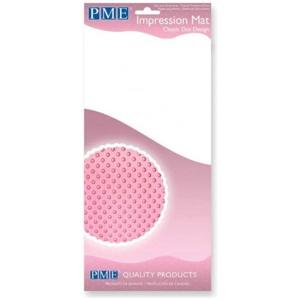 Tappetino Classico Pois per impronta dimensioni 30x15 cm