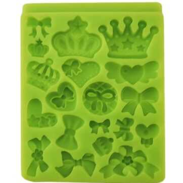 appetino in silicone ad espulsione per la creazione di 18 forme diverse. Dimensioni: 10 x 7,5 cm.