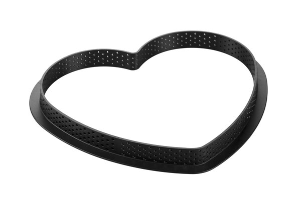 Tarte Ring Amore 205x190 h 20 mm di Silikomart Professional è l'anello in materiale termoplastico composito, indeformabile, adatto all’uso in forno che consente di realizzare una crostata a forma di cuore 205 x 190 h 20 mm.
