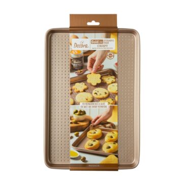 Teglia Rettangolare Forata Cookies Rose Gold Line