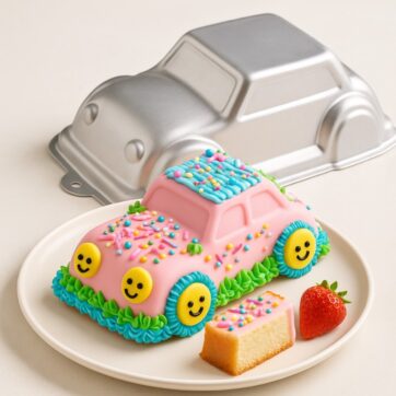 Teglia Per Torta Auto 3D - 26 x 14 x 7,5 Cm