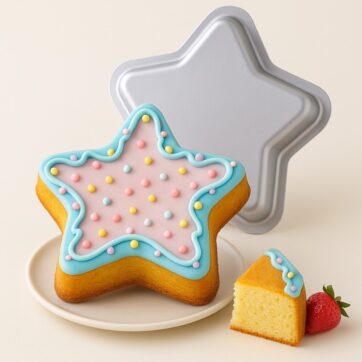 Teglia Per Torta Stella 3D - 24 x 24 x 5 Cm