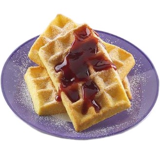 Stampo per dolci in silicone Waffel Dimensione: 130x81 h 17 mm  4pz