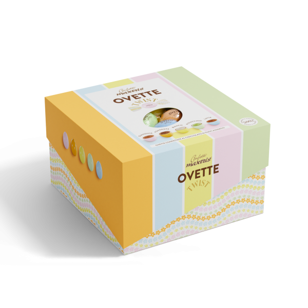 Ovetto Vassoio Twist Confettato Al Cioccolato Maxstris - 500Gr