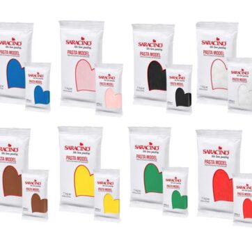 Pasta DI Zucchero Model Saracino Colorata 1kg-Senza E171